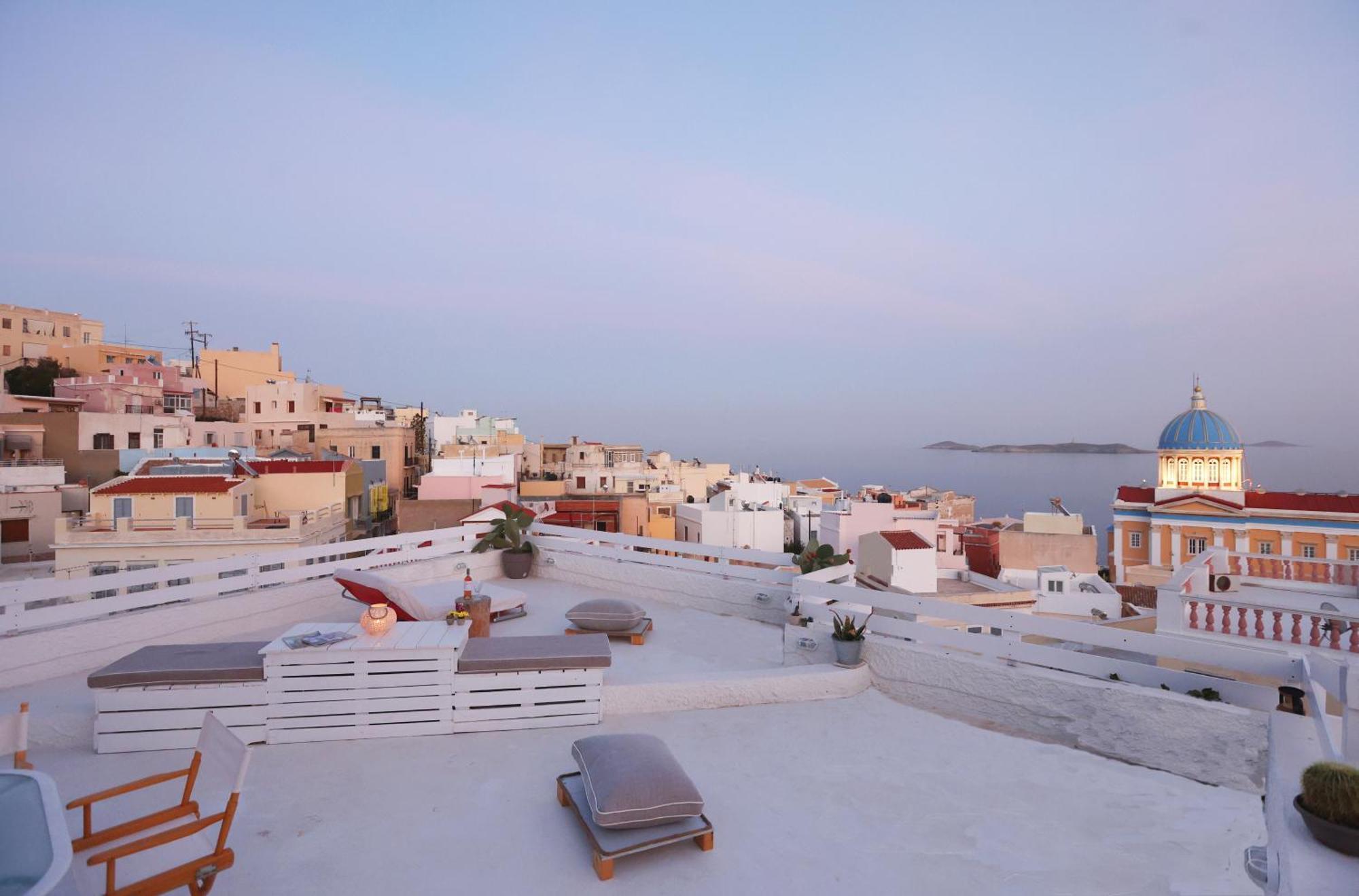 San Nikolas View Guest House แอร์มูโปลี ภายนอก รูปภาพ